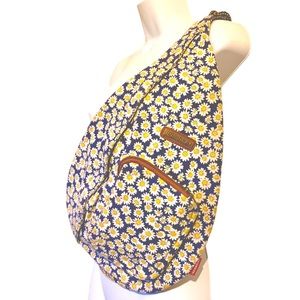 Sunflower Daisy Rope Crossbody Bag